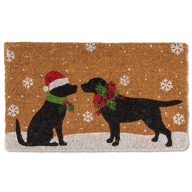 Christmas Dogs Doormat