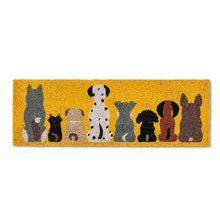 Load image into Gallery viewer, Row of Dogs Small Doormat
