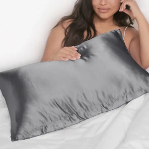 Kitsch - Satin Pillowcase King - Charcoal