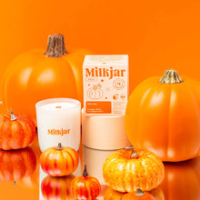 Load image into Gallery viewer, Milkjar - Harvest - Orange, Clove &amp; Pumpkin Spice Soy 8oz Candle
