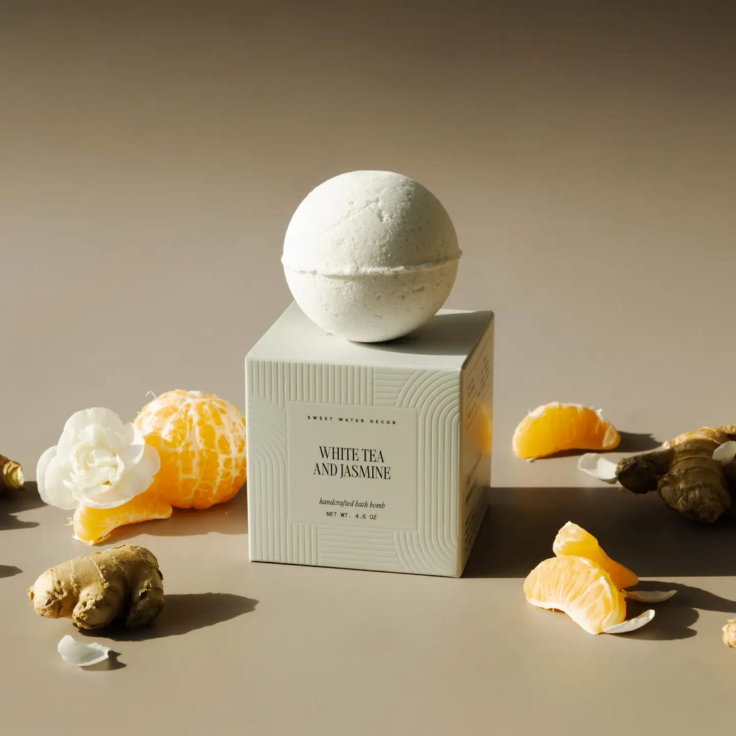 Sweet Water Decor - White Tea and Jasmine 4.6 oz Bath Bomb