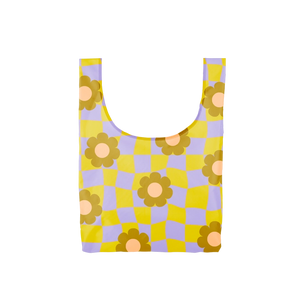 Twist & Shout Reusable Tote - Cool Funky Daisy