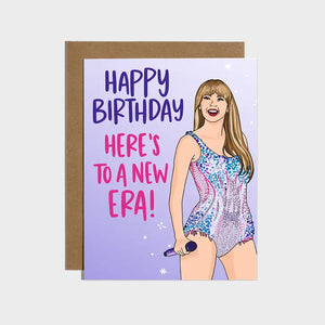 Taylor Swift - Here's To A New Era! Card