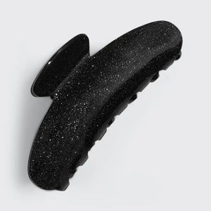 Kitsch - Recycled Plastic Claw Clip - Black Glitter