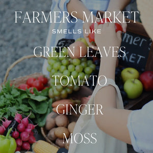 Sweet Water Decor - Farmer's Market Soy Candle White Jar 11oz