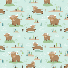 Load image into Gallery viewer, Hetty Highland Cow Character Blanket
