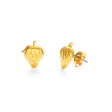 Load image into Gallery viewer, Amano Studio - Golden Strawberry Stud Earrings
