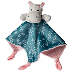 Jewel Hippo Character Blanket – 13×13″