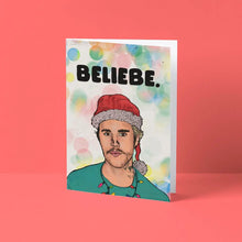 Load image into Gallery viewer, Belieber Christmas Card
