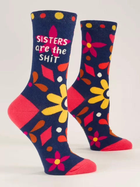 Sisters Are The Shit - Women's Crew Socks