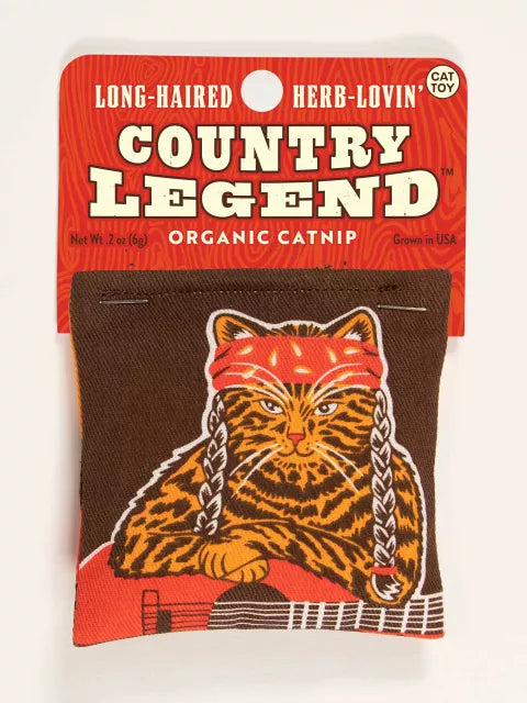 LONG-HAIRED HERB-LOVIN' COUNTRY LEGEND - Organic Catnip Toy