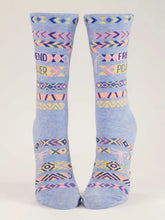 Load image into Gallery viewer, Friend Power - Women&#39;s Crew Socks
