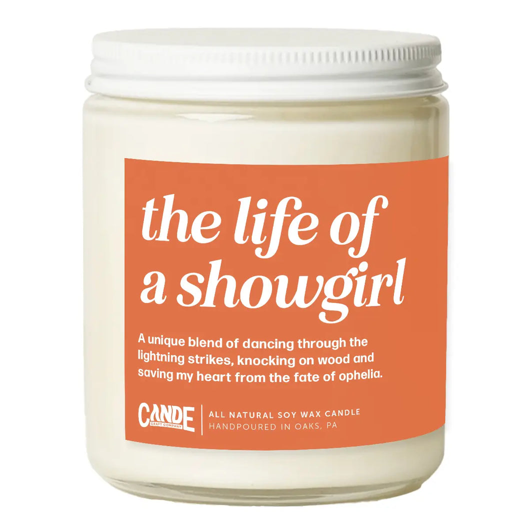 CE Craft Co - Taylor Swift The Life Of A Showgirl Candle
