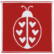 Load image into Gallery viewer, Ladybugs Knit Dishcloth Set of 3
