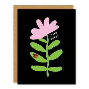 Good Luck Ladybug Card