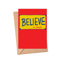 Load image into Gallery viewer, Ted Lasso Believe In Santa Card
