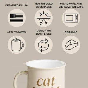 Cat Mom 11 oz Campfire Coffee Mug