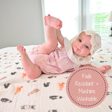 Load image into Gallery viewer, LollyBanks - Here Kitty Kitty Baby Swaddle Blanket
