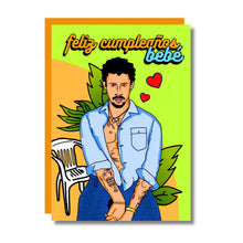 Load image into Gallery viewer, Feliz Cumpleaños Happy Birthday Bebé Card
