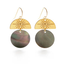 Load image into Gallery viewer, Amano Studio - New Moon Earrings Black Shell
