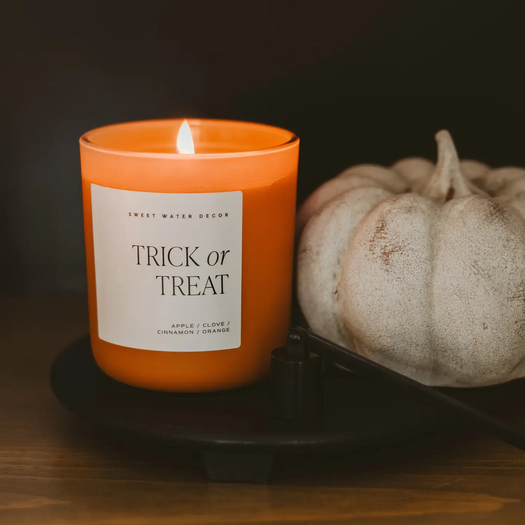 Sweet Water Decor - Trick Or Treat Soy Candle Matte Jar 15oz