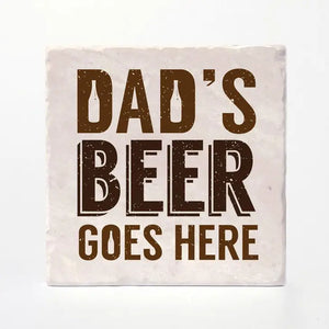 Dad's Beer Coaster
