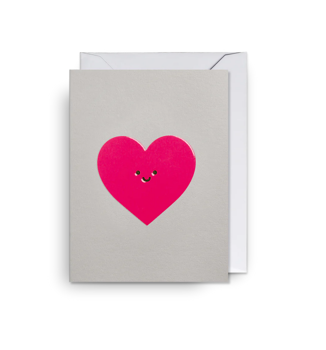 Little Pink Heart Mini Card