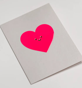 Little Pink Heart Mini Card