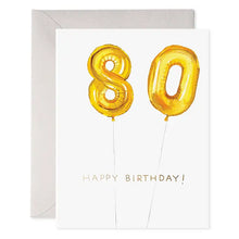 Load image into Gallery viewer, Helium 80 Birthday
