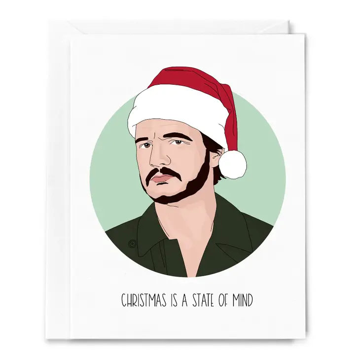 Pedro Pascal - Christmas Is A State of Mind Holiday Card