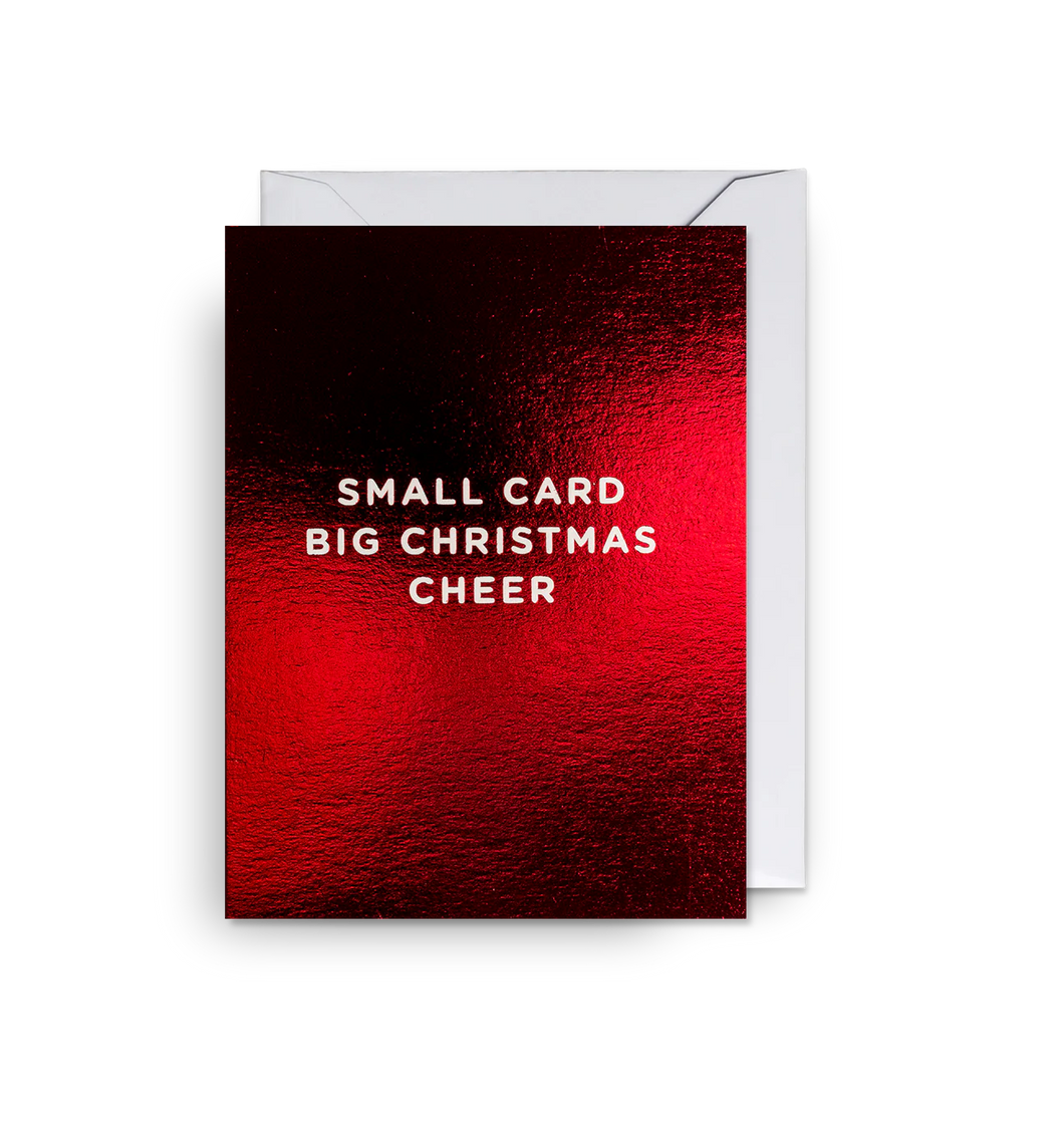 Big Christmas Cheer Mini Christmas Card