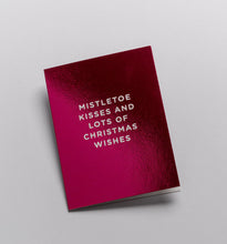 Load image into Gallery viewer, Mistletoe Kisses Mini Christmas Card
