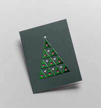 Load image into Gallery viewer, Tree of Hearts Mini Christmas Card
