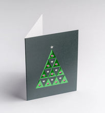 Load image into Gallery viewer, Tree of Hearts Mini Christmas Card
