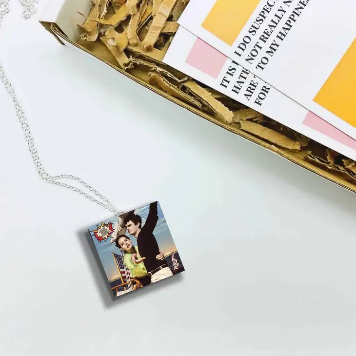 Lana Del Rey Norman Fucking Rockwell Miniature Vinyl Necklace