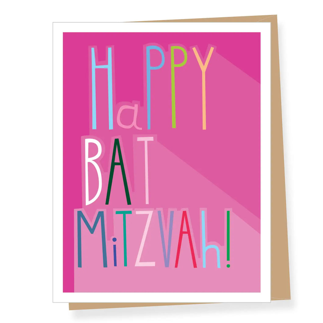 Bat Mitzvah Greeting Card