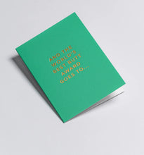 Load image into Gallery viewer, And the World&#39;s Best Butt Award Goes To Mini Card
