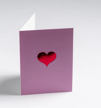 Load image into Gallery viewer, Pink Heart Mini Card
