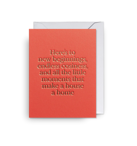 Here's to New Beginnings Mini New Home Card