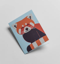 Load image into Gallery viewer, Red Panda Mini Card
