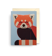 Load image into Gallery viewer, Red Panda Mini Card
