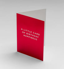 Load image into Gallery viewer, A Little Card of Birthday Happiness Mini Card
