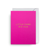 Load image into Gallery viewer, Little Card Big Hug Pink Mini Card
