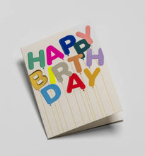 Load image into Gallery viewer, Happy Birthday Party Balloons Mini Card
