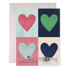 Load image into Gallery viewer, Love To You Hearts Card
