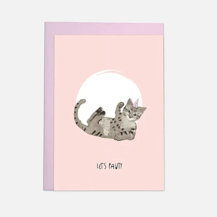 Let's Pawty Card