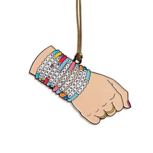 Load image into Gallery viewer, Taylor Friendship Bracelets Enamel Ornament
