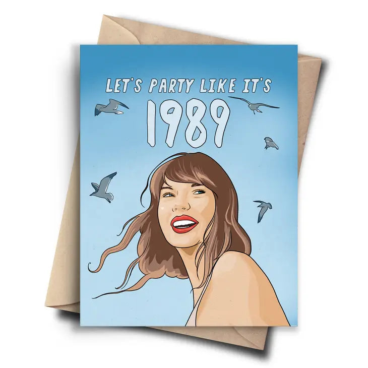 Taylor Swift - Let's Party Like It's 1989 Card