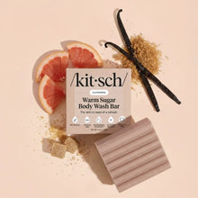 Load image into Gallery viewer, Kitsch - Cleansing Warm Sugar Body Wash Bar
