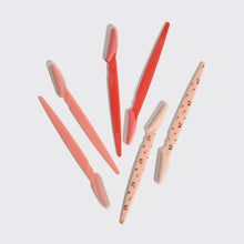 Load image into Gallery viewer, Kitsch - Recycled Plastic Dermaplaners 6pc Set - Asstd Cherry Blossom
